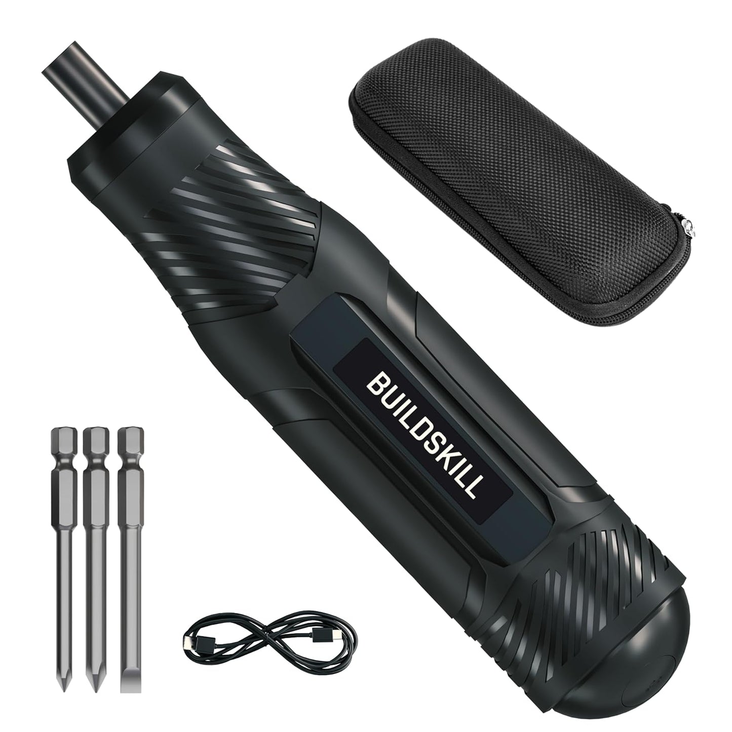 BoltMaster 4V Cordless Screwdriver with 250 RPM Speed | S2 Alloy Steel Magnetic Bits & Chuck | Forward & Reverse Function